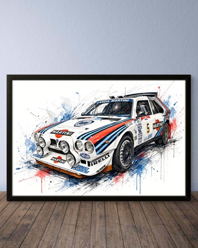 Lancia delta rallye auto - lancia,