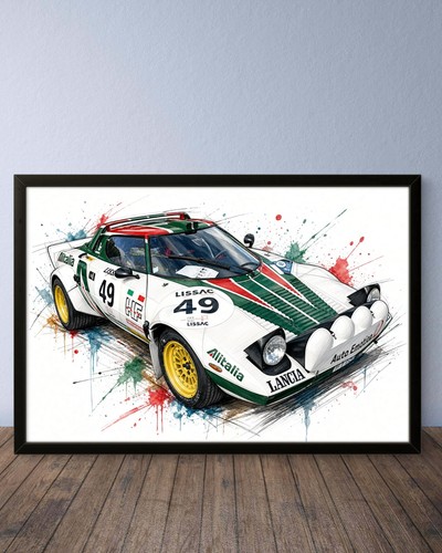 Lancia stratos rallye auto - rallye,